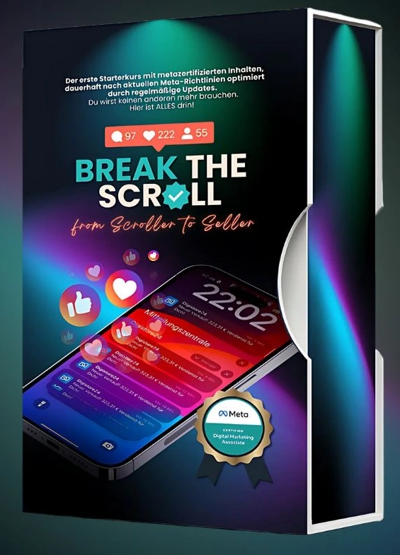 Break the Scroll – digitales Kursprodukt mit originalem Markenmotiv